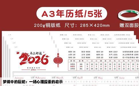 梦境中的巨蛇：一场心理探索的启示