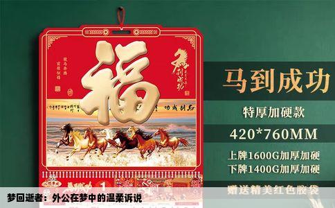 梦回逝者：外公在梦中的温柔诉说