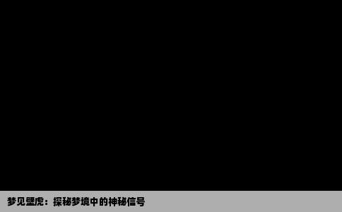 梦见壁虎：探秘梦境中的神秘信号