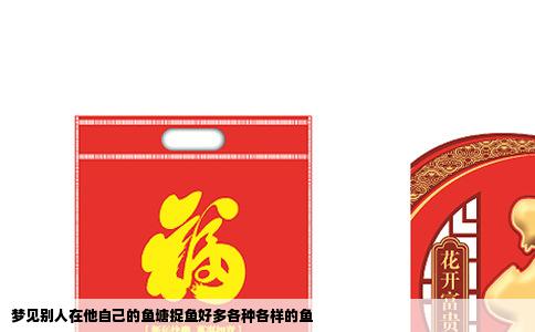 梦见别人在他自己的鱼塘捉鱼好多各种各样的鱼
