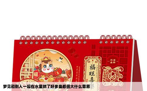 梦见和别人一起在水里抓了好多鱼都很大什么意思