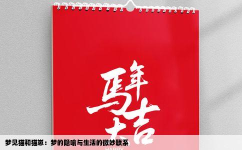 梦见猫和猫崽：梦的隐喻与生活的微妙联系