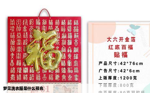 梦见洗衣服是什么预兆