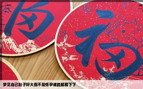 梦见自己肚子好大但不是怀孕谁能解释下下