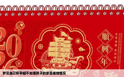 梦见自己怀孕却不知道孩子的爹是谁啥情况