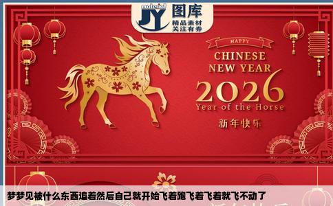 梦梦见被什么东西追着然后自己就开始飞着跑飞着飞着就飞不动了