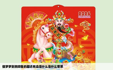 做梦梦到狗咬我的脚还有血是什么是什么意思