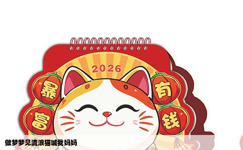 做梦梦见流浪猫喊我妈妈
